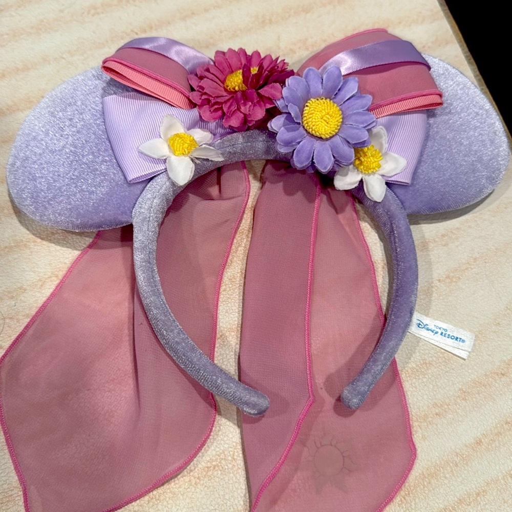 Limited Tangled Rapunzel Mouse Mickey Ears Headband from Tokyo Disneyland